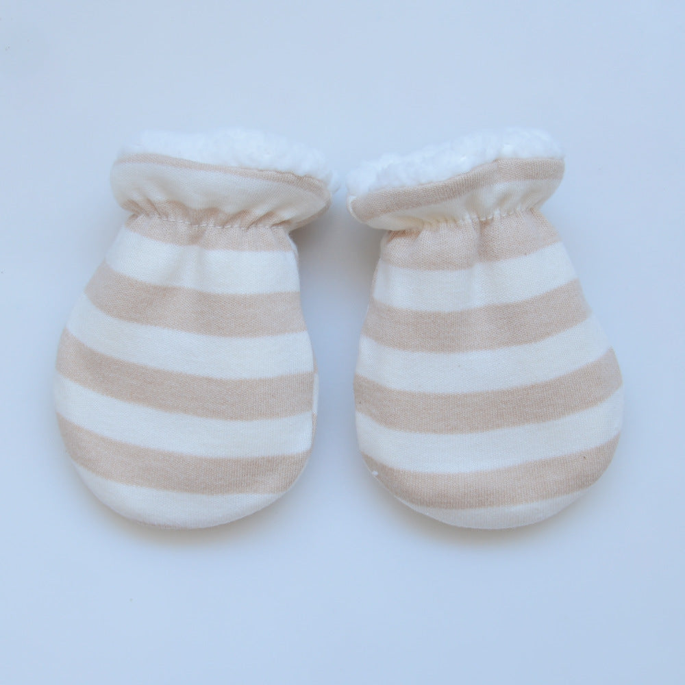 Newborn Gloves Winter Baby Anti-Grab Mittens Warmer Fleece Gloves - Minihomy