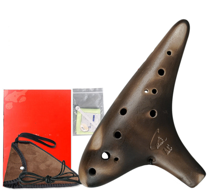 Beginner Of Smoked 12-Hole Retro Ocarina - Minihomy