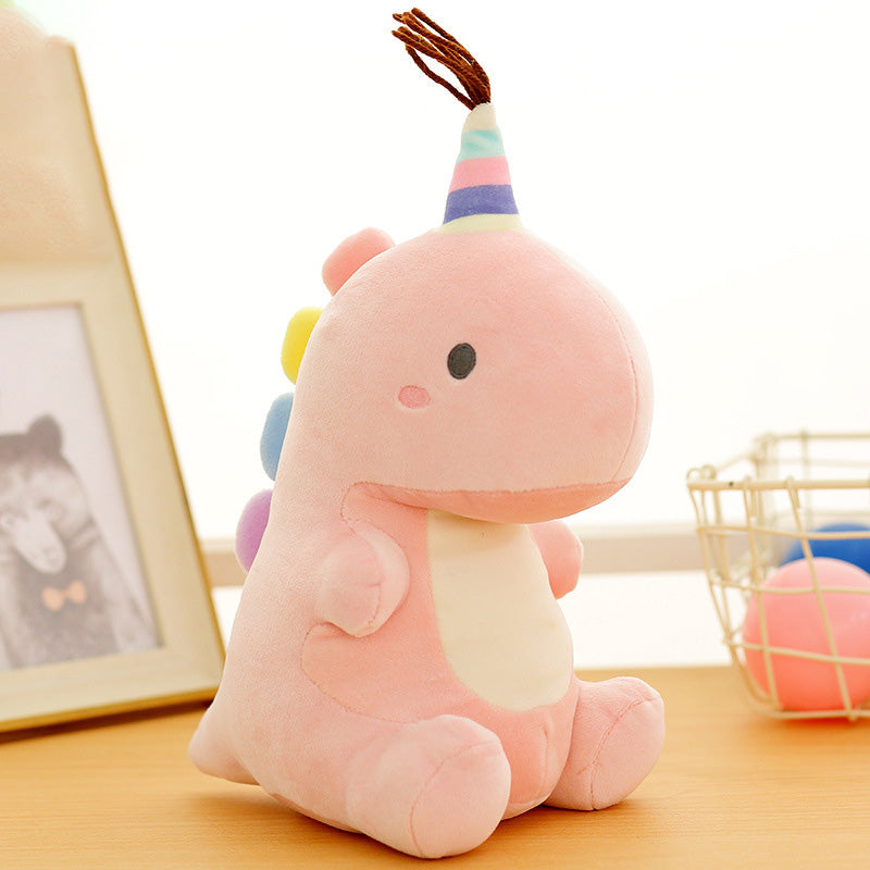 Dinosaur Plush Toys Cartoon Dinosaur Stuffed Animal Dolls Soft Down Cotton Dino Pillow - Minihomy