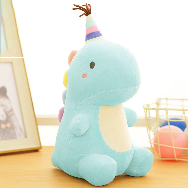 Dinosaur Plush Toys Cartoon Dinosaur Stuffed Animal Dolls Soft Down Cotton Dino Pillow - Minihomy