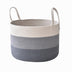 Cotton Rope Laundry Storage Basket - Minihomy