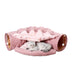 Pet Cats Tunnel Interactive Play Toy Mobile Collapsible Ferrets Rabbit Bed tunnels Indoor Toys Kitten Exercising Products - Minihomy