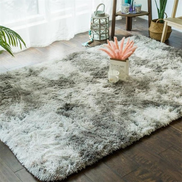 Plush Carpets For Living Room Soft Fluffy Rug Home Decor - Minihomy