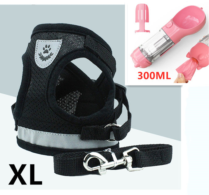 Pet Leash Breathable Mesh Chest Back - Minihomy