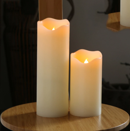 LED Electronic Candle Light Oblique Mouth Ordinary Artificial Paraffin Fake Candle Light - Minihomy