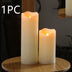 LED Electronic Candle Light Oblique Mouth Ordinary Artificial Paraffin Fake Candle Light - Minihomy