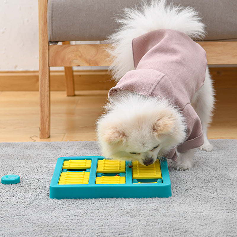 Dönen Etkileşimli Eğitici Köpek Oyuncakları Sızdıran Yiyecek Evcil Hayvan Yavaş Yiyecek Oyuncakları