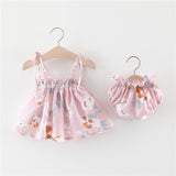 Baby Summer Princess Dress Baby Skirt Girl Dress Suit - Minihomy