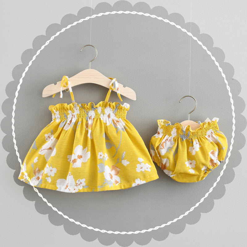 Baby Summer Princess Dress Baby Skirt Girl Dress Suit - Minihomy