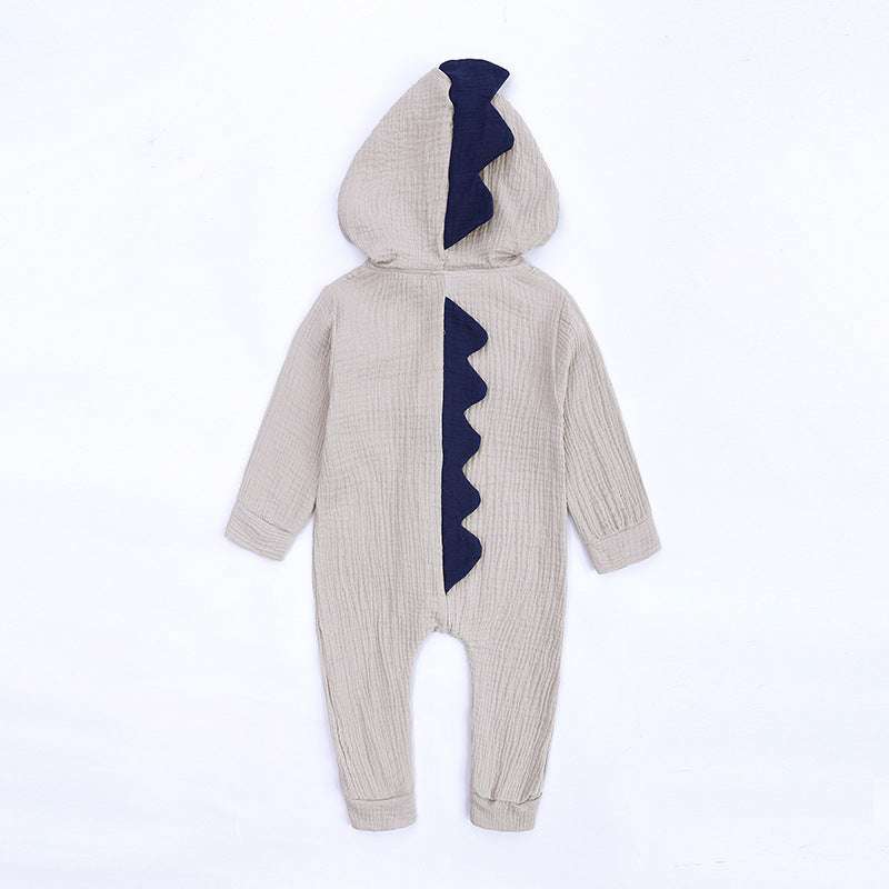 Dinosaur Design Hooded Baby Rompers - Minihomy