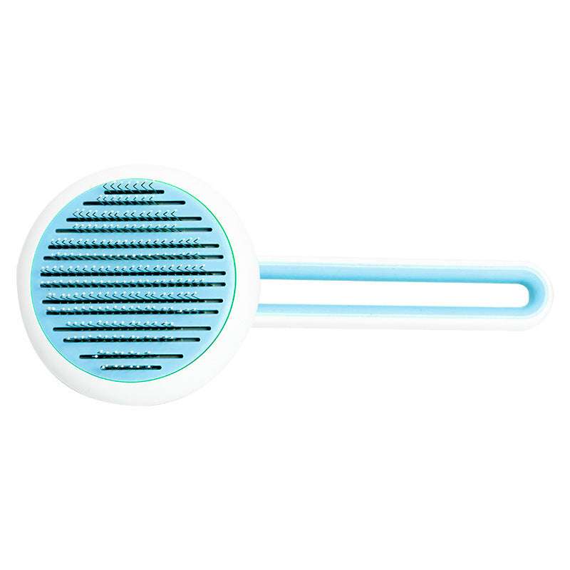 Hair Remover Cat Brush Grooming Tool Automatic Massage Comb Round Hair Brush For Cat Dog Pet Supplies - Minihomy