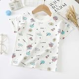 Children's Short-Sleeved T-Shirt - Cotton Baby Half-Sleeved Bottoming Shirt - Minihomy