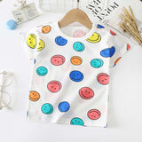 Children's Short-Sleeved T-Shirt - Cotton Baby Half-Sleeved Bottoming Shirt - Minihomy