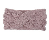 Acrylic Thick Wool Knitted Headband Diagonally Crossed Hair Accessories For Women - Minihomy