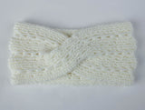 Acrylic Thick Wool Knitted Headband Diagonally Crossed Hair Accessories For Women - Minihomy