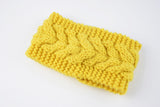 Acrylic Thick Wool Knitted Headband Diagonally Crossed Hair Accessories For Women - Minihomy