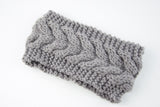 Acrylic Thick Wool Knitted Headband Diagonally Crossed Hair Accessories For Women - Minihomy