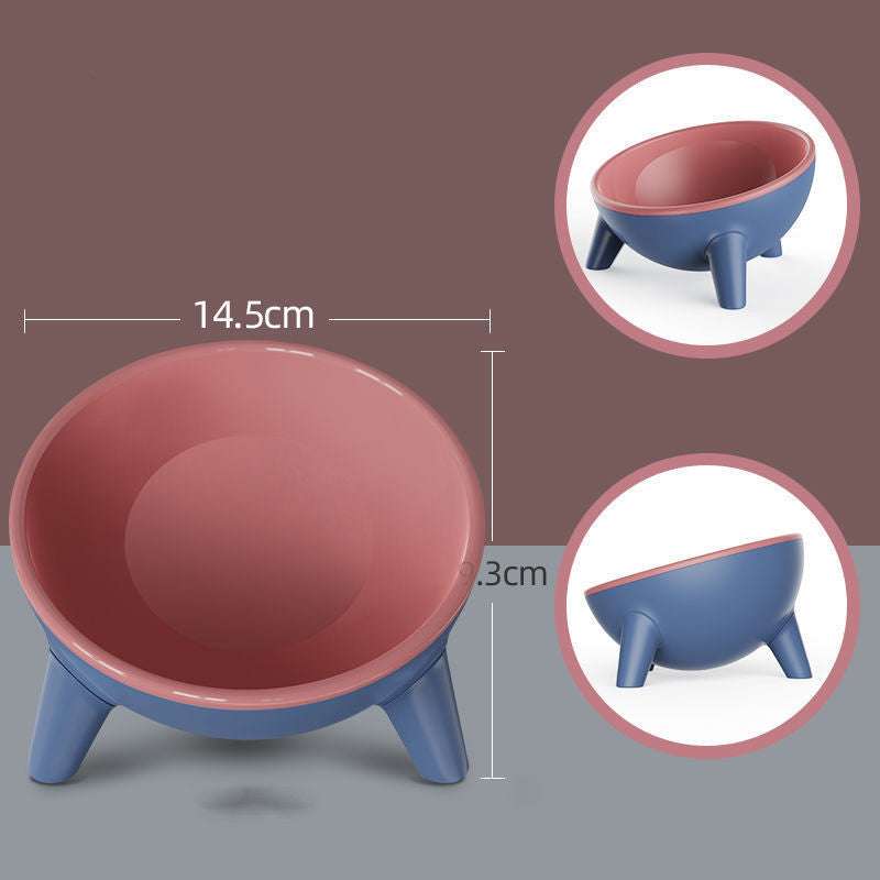 Cat Dog Bowl With Stand - Pet Feeding Food Bowls for Dogs, Bunnies, and Rabbits - Nordic Color Feeder - Minihomy