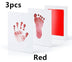 Non-toxic and wash-free baby ink watermarking oil fingerprints and footprints kit family souvenirs - Minihomy