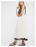 Bohemian Embroidered Floral Fringe Sleeveless Vest Dress - Minihomy