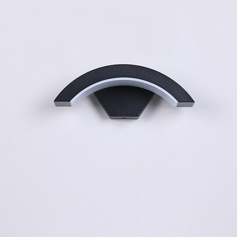 Led Wall Light Curved Moon Induction Wall Light - Minihomy