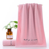 Absorbent Couple Towel Cotton Adult Face Wash Towel - Minihomy