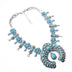 European And American Cross-border Trend Blue Necklace Exaggerated - Minihomy