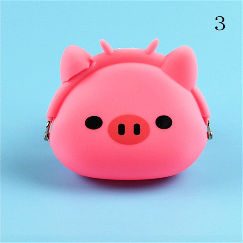 Lovely Girls Silicone Storage Animal Mini Pouch Coin Bags - Minihomy