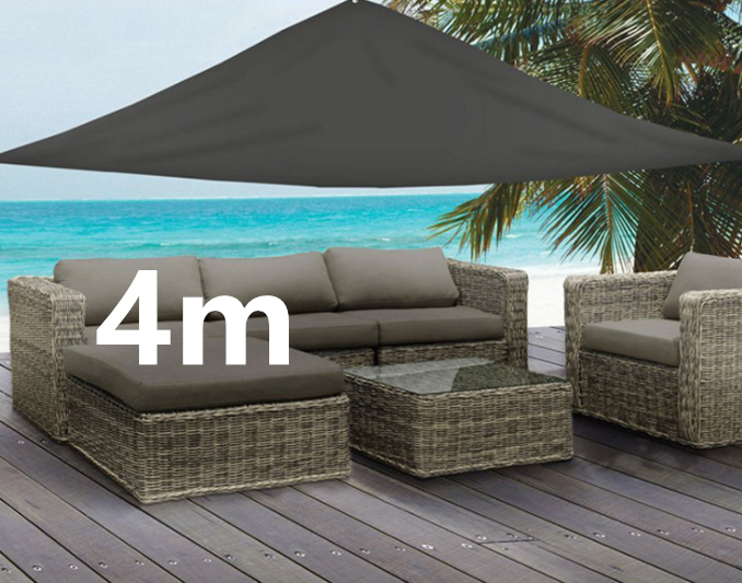 Outdoor Sun Shelter Waterproof Awning Triangle Tent Canopy Garden Beach Picnic Camp Shade Tarp Travel Awning Sunshade Gazebo - Minihomy