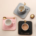 European Style Light Luxury Gold Afternoon Tea Milk Juice Breakfast Cup Saucer Spoon Gift - Minihomy