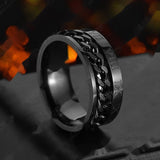 Stainless Steel Personality Men'S Ring