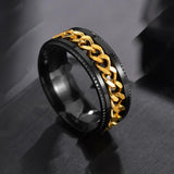 Stainless Steel Personality Men'S Ring