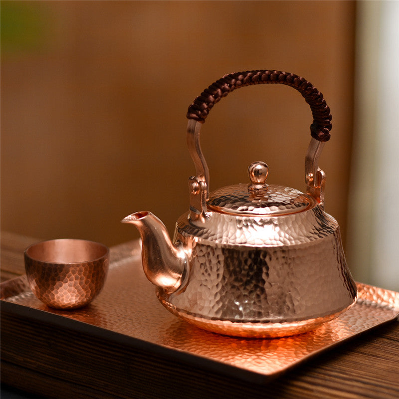 Handmade Small Copper Teapot Pure Copper Teapot Tiliang Brewing Tea - Minihomy