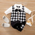 Gentleman's Baby Clothes Long-sleeved One-piece - Minihomy