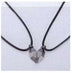 Attractive Wishing Stone Couple Necklace Ancient Love Token Heart-shaped - Minihomy