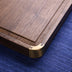 Handmade Walnut Solid Wood Tray Brass Tea Tray Household - Minihomy