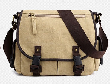 Men's Canvas Shoulder Bags Casual Men's Bags Messenger Multifunctional Bags - Minihomy