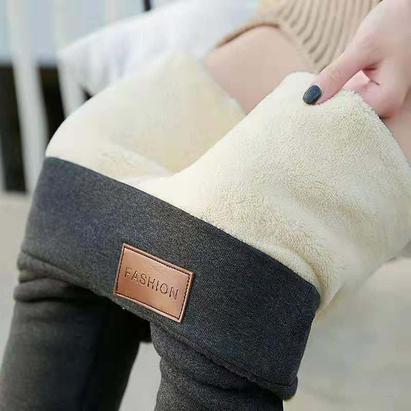 Female Winter Thick Velvet Leggings - Minihomy