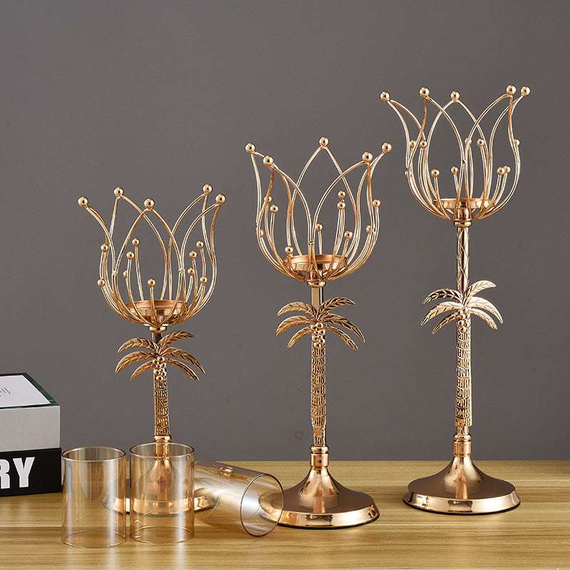 Candle Holder Dining Table Candle Light Decoration - Minihomy