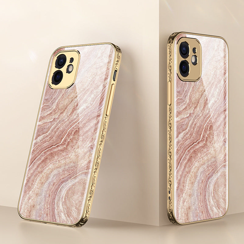 Mobile Phone Shell Embossed Electroplating Phone Case - Minihomy