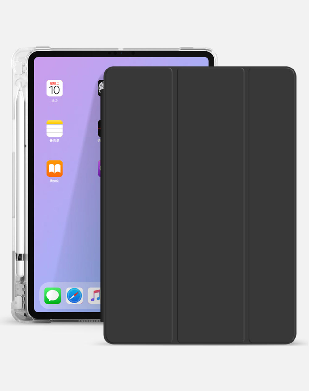 Protective Cover Mini5 Pen Slot Type Flat Air4 Shell Pro10.5 Soft Shell iPad9.7