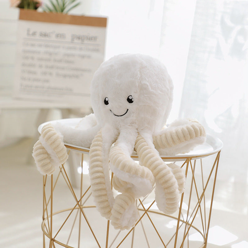 Lovely Simulation Octopus Pendant Plush Stuffed Toy Soft Animal Home Accessories Cute Doll Children Gifts - Minihomy