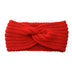 Knitted Cross Headband Ear Protection Braided Headband - Minihomy