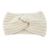 Knitted Cross Headband Ear Protection Braided Headband - Minihomy