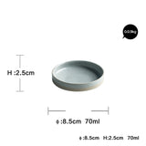 Household Dinner Plate  Flat Plate Bowl And Plate Set - Minihomy