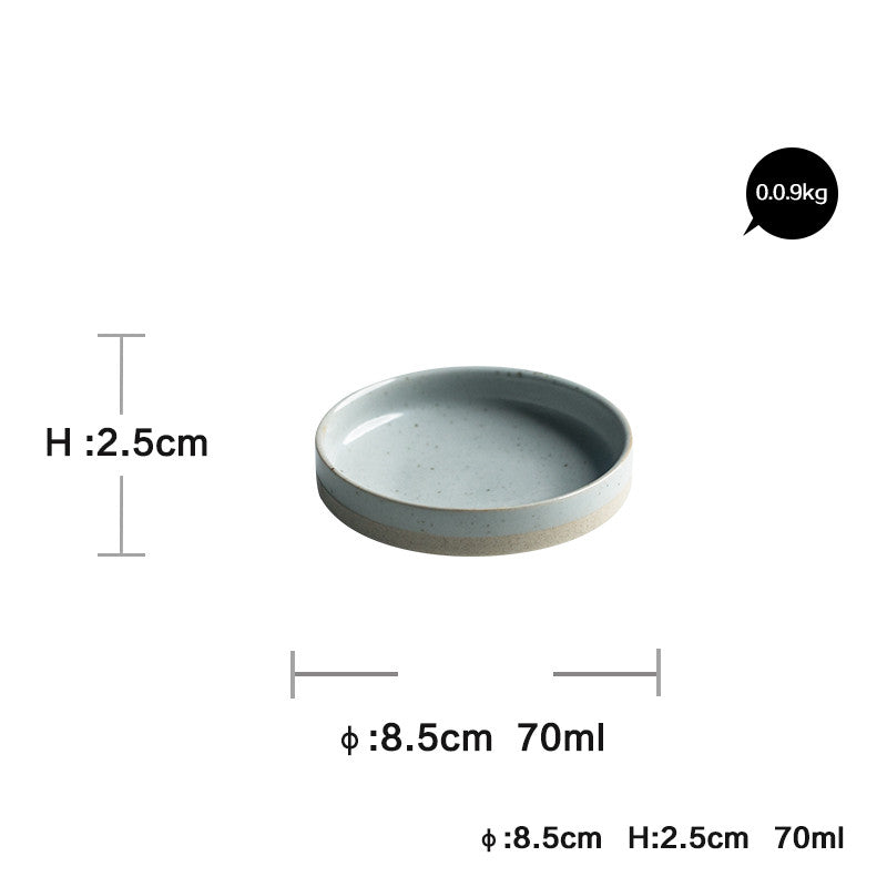 Household Dinner Plate  Flat Plate Bowl And Plate Set - Minihomy