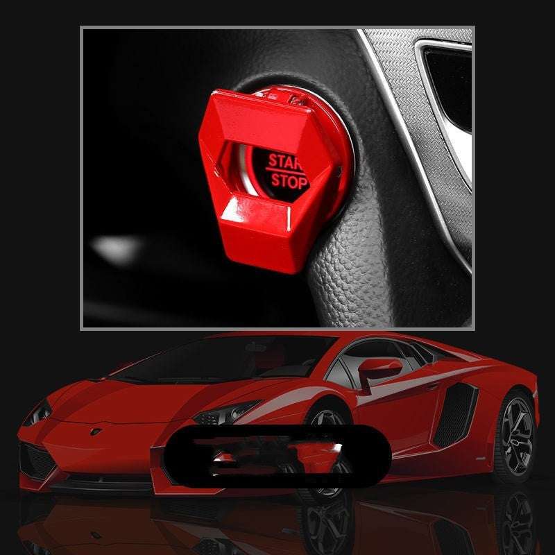 Car Engine Start Stop Switch Button Cover - Minihomy