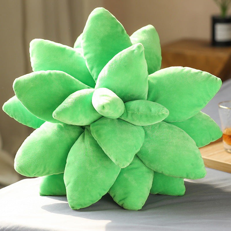 Simulation Plant Succulent Pillow Plush Toy Office Chair Cushion