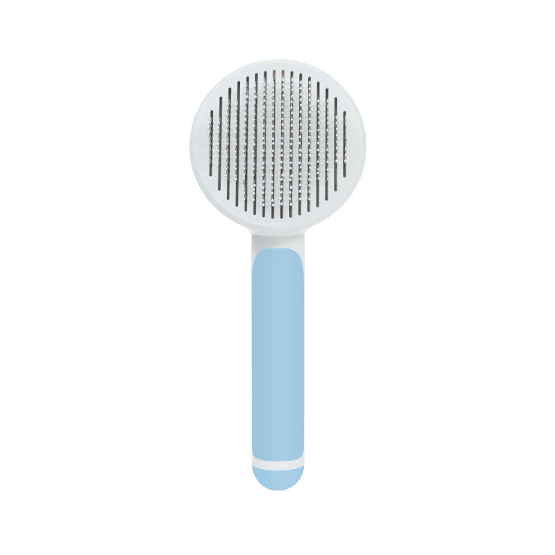 Round Handle Pet Comb Sticky Bead Massage