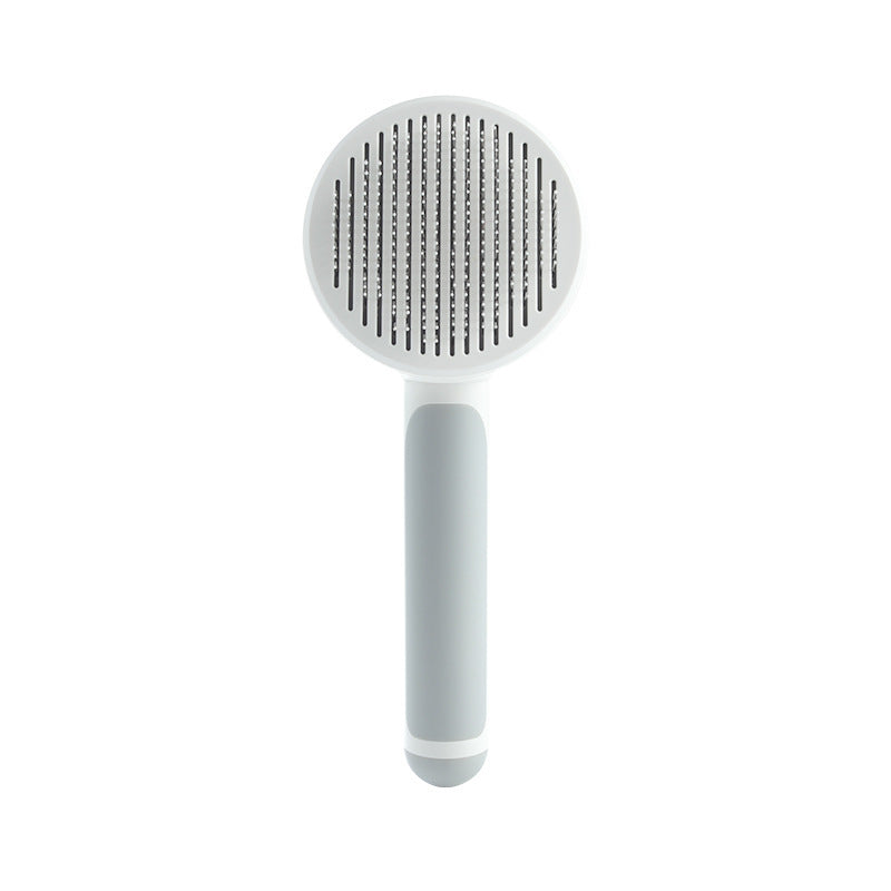 Round Handle Pet Comb Sticky Bead Massage